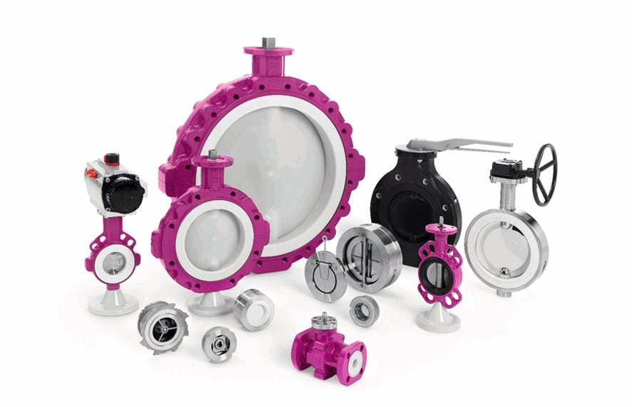 Chemvalve vlinderkleppen