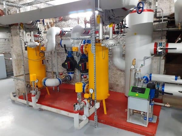 steam heat transfer station paris